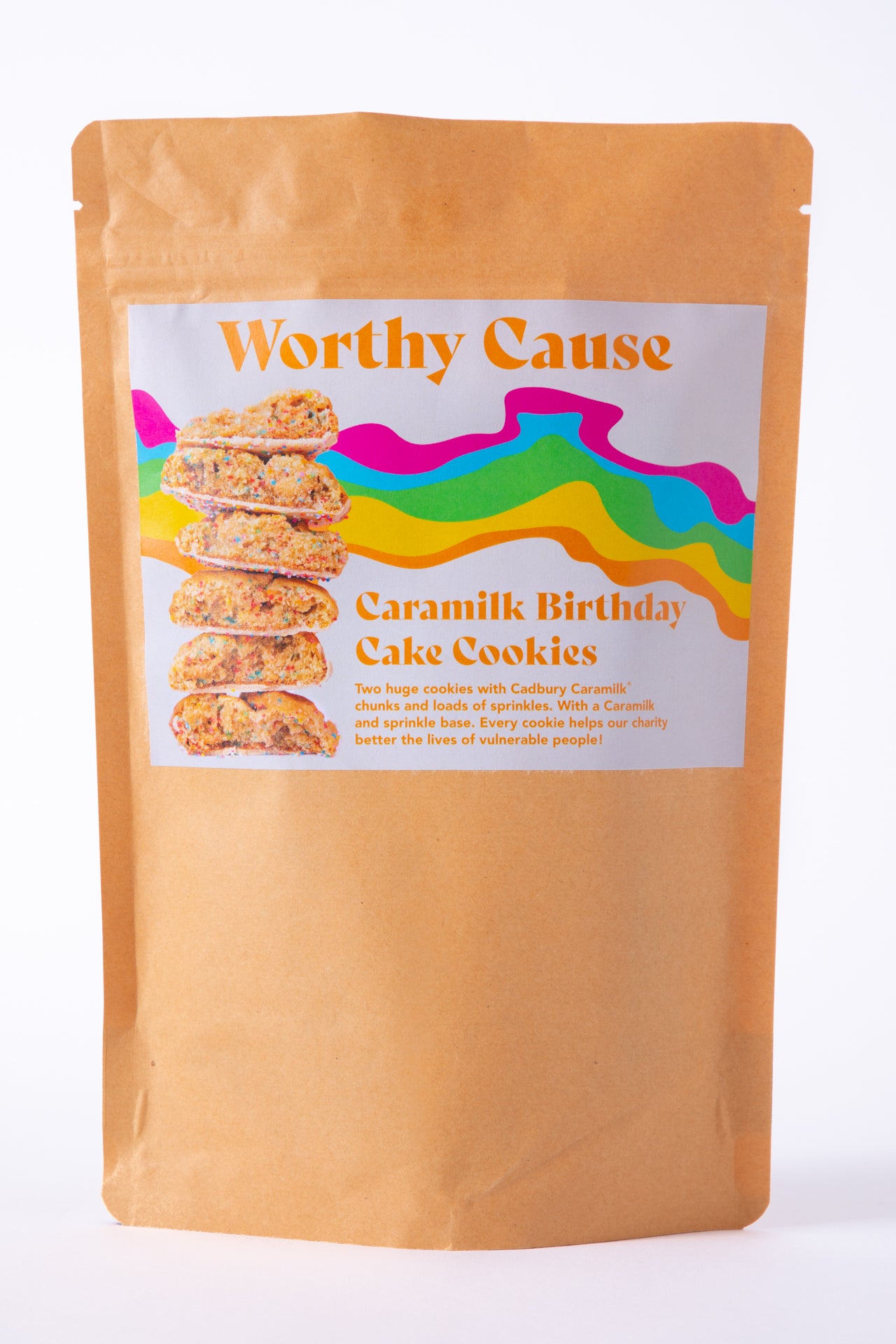 Caramilk Birthday Cake Cookies 125g 2-Pack