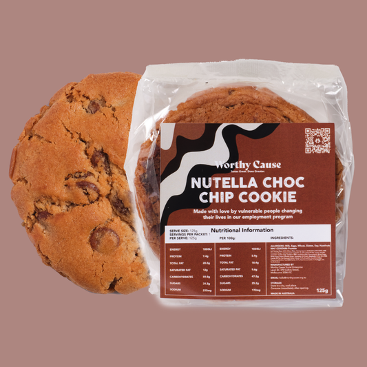 Nutella Choc Chip Cookie 125g
