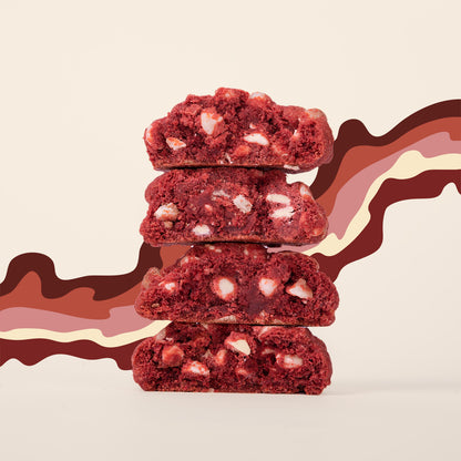 Red Velvet Cookies 125g Individual Serve