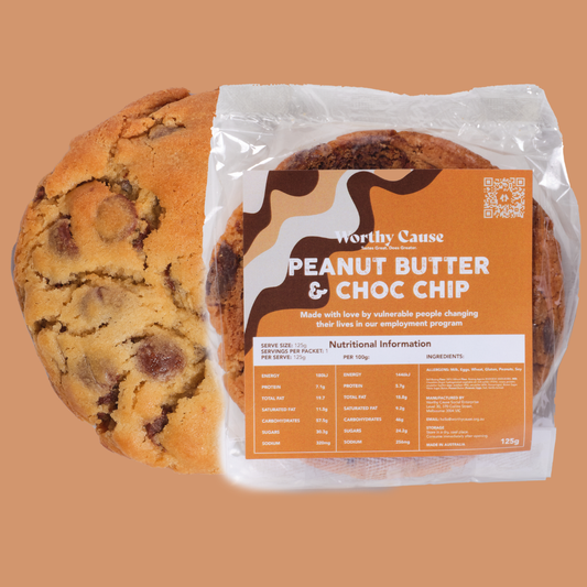 Peanut Butter Choc Chip Cookie 125g